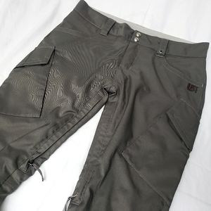 Burton Dryride Ski Snow Pants Gray Sz LG